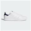 Adidas Originals Stan Smith Sneakers IN Bianco e Blu Tutti Taglie Stock Limitato