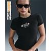 Nike T-SHIRT DONNA NIKE SPORTSWEAR CHILL SLIM FIT - HF9722-010 - col. nero