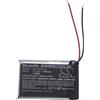 vhbw Batteria per Garmin Fenix 6X Pro Solar, 6x 400mAh 3,7V