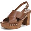 Naturalizer Women's Kirsten Heeled Slingback Sandal, English Tea, 40.5 EU