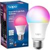 Tapo L530EA Lampadina WiFi Intelligente LED Smart Multicolore, E27, Compatibile con Alexa, 806 lumen, 9W(Equivalente 60 W), Controllo Remoto tramite APP