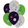amscan 6 palloncini * SPACE Party * come decorazione per feste di compleanno dei bambini e feste a tema | Ø 27 cm | spaziale astronauta razzo festa bambini palloncini decorazione
