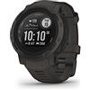 Garmin Instinct 2, Smartwatch, 45mm, Rugged design, Autonomia 28 giorni, +30 app multisport, GPS, Cardio, SpO2, Activity Tracker 24/7, Connect IQ (Graphite) (Ricondizionato)