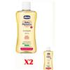 CHICCO BOX 2 PEZZI OLIO BAGNO BABY MOMENTS CHICCO 1024 0+ MESI 200ML