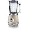 Ariete Frullatore Vintage 583 vetro 1,5L 4 Lame Inox 4 Velocità 1000W Beige