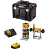 DeWalt Fresatrice DeWALT DCW604P1T (1 x 5,0 Ah + DCB115 + TSTAK VI)