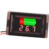 Tensioni di capacità della batteria Indicatore Display Clear Red Digital