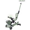 Globber - GO-UP Baby 360 Lights - Monopattino a 3 ruote con seduta e schienale, per bambini dai 15 mesi ai 6 anni, verde salvia
