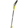 Ryobi RPP755E Potatore Elettrico Telescopico 750W, Barra da 25 cm, Estensione fino a 2,7 m, Testa Inclinata a 15°