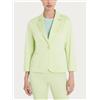 Ragno Blazer Ragno donna corto con 1 bottone e manica 3/4 DN22GR Shadow Lime