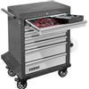 Fervi CARRELLO PER OFFICINA PORTAUTENSILI PORTA UTENSILI ATTREZZI COMPLETO 7 CASSETTI