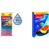 Vileda Kit Colors Spugna antigraffio abrasiva Ondattiva Milleusi Colors 3+1 pezzi, anche per padelle Teflon + Panni in microfibra Microfibre Colors, Multiuso, Multicolore, 8+1 Pezzi