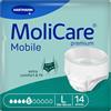 MoliCare Premium Mobile 5 Gocce L Mutandine Assorbenti 14 pz | Mutandine Assorbenti Discrete Con Assorbenza Affidabile Per L'Uso Quotidiano.
