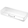 Russell+Hazel Organizer per cassetti in acrilico, forniture per ufficio, trasparente, con manico, 11,4 x 30,5 x 5,7 cm