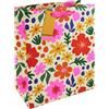 Eurowrap 35528-2C - Fiori, borsa grande 26,5x14x33 cm - CONF. 6