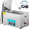VEVOR GloWiss Knob Control Ultrasonic Cleaner 40 KHZ 600 W - Dispositivo per la pulizia a ultrasuoni in acciaio inox, con timer per vetri