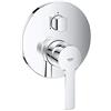 Grohe Miscelatore Monocomando a 3 Vie con Deviatore, Grigio (Cromo) 24095001