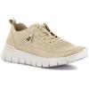 Grunland Sneakers Grunland SC0194 SACE beige e oro zeppa 4 cm