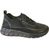 Grunland Sneakers Grunland SC0194 SACE nero e oro zeppa 4 cm