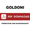 GOLDONI ASTER 35 40 45 Operation and maintenance Operator's manual tractor CD