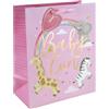 Eurowrap 35386-2C - Baby Girl, borsa grande 26,5x14x33 cm - PAQ DI 6