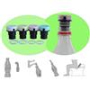 Bidet portatile per toilette mini spruzzatore di bidet portatile per