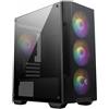 MSI MAG FORGE M100A computer case Micro Tower Nero, Trasparente