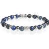 Gerba Bracciale Gerba Elastic Ryan 742 Uomo, Argento 925