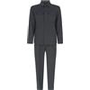 Alessandro Gilles - Abito nero overshirt in lana sfoderato con pantalone con dop