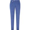 Barbati - Pantalone blu Vyto a righe in cotone tasca a filo con pence per uomo