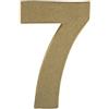 Rayher Numero Cartapesta 7 Fsc Recycled 100%, 15X9,4X3Cm, 71733000