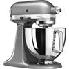 KitchenAid 5KSM125ECU Argento Medaglia, Robot da Cucina 4,8 L