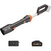 WORX Soffiatore a Batteria 20V WG543E.9 Brushless Potente Leggero e Pratico Batt
