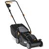 Alpina Rasaerba Elettrico BL 380 E, Larghezza Taglio 38 cm, Motore da 1400 W, Fi