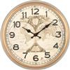 Lowell Orologio da parete (30cm) Mappamondo JUSTAMINUTE Beige 21559