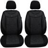BREMER SITZBEZÜGE Set di 2 coprisedili per auto compatibili con Hyundai Getz conducente e passeggero dal 2002 al 2008 / coprisedili per auto, colore nero/grigio