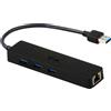 i-tec Advance U3GL3SLIM pannello drive bay Nero