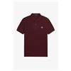 Fred Perry 🔵 Fred Perry Polo M6000 Uomo 597-Bordeaux New SS25