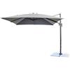 Cosma OMBRELLONE GIARDINO PALO GIREVOLE ALLUMINIO GRIGIO 3X3 ANTIVENTO MOD. NEWTON