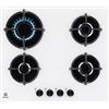 Electrolux Piano Cottura Gas EGG64272W Serie 600 Gas on Glass 60cm da Incasso 4 Fuochi
