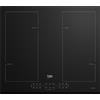 Beko HII64206F2MT Nero Da incasso 60 cm Piano cottura a induzione 4 Fornello(i)