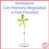 CFG Ventilatore a Piantana cfg ev070 Torre Colonna 45cm Inclinabile Margarita Stand