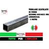 Tubolare scatolato in ferro quadro tubo quadrato barra quadra 40x40x2 liscio di