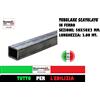 TUBOLARE PROFILO SCATOLATO QUADRO 50x50X2mm MT 3 BARRA FERRO FABBRO VUOTO