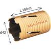 Maxima FORETTO LASER ORO SPIRAL A SECCO TAZZA PER MURATURA CEMENTO ARMATO MAXIMA PROF.