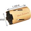 Maxima FORETTO LASER ORO SPIRAL A SECCO TAZZA PER MURATURA CEMENTO ARMATO MAXIMA PROF.