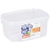 Décor Tellfresh - Contenitore per alimenti, 500 ml, confezione da 3 pezzi, ideale per preparare i pasti, senza BPA, lavabile in lavastoviglie, congelatore e microonde, in polipropilene, 3 pezzi