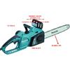 Makita ELETTROSEGHE ELETTROSEGA MOTOSEGA ELETTRICA MAKITA UC3541A 1800 WATT BARRA 350