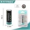 ARRANCO Batteria 26650 Ricaricabile a Litio Batterie 3000mAh 3.7v Pila pile