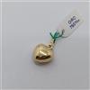 CIONDOLO PORTAFORTUNA CUORE IN ORO GIALLO 18KT 1,25 GRAMMI (7983)